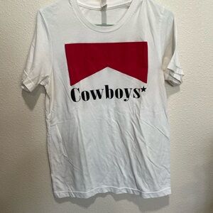 Cowboys White and Red Women’s T Shirt